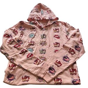 On Fire graphic hoodie